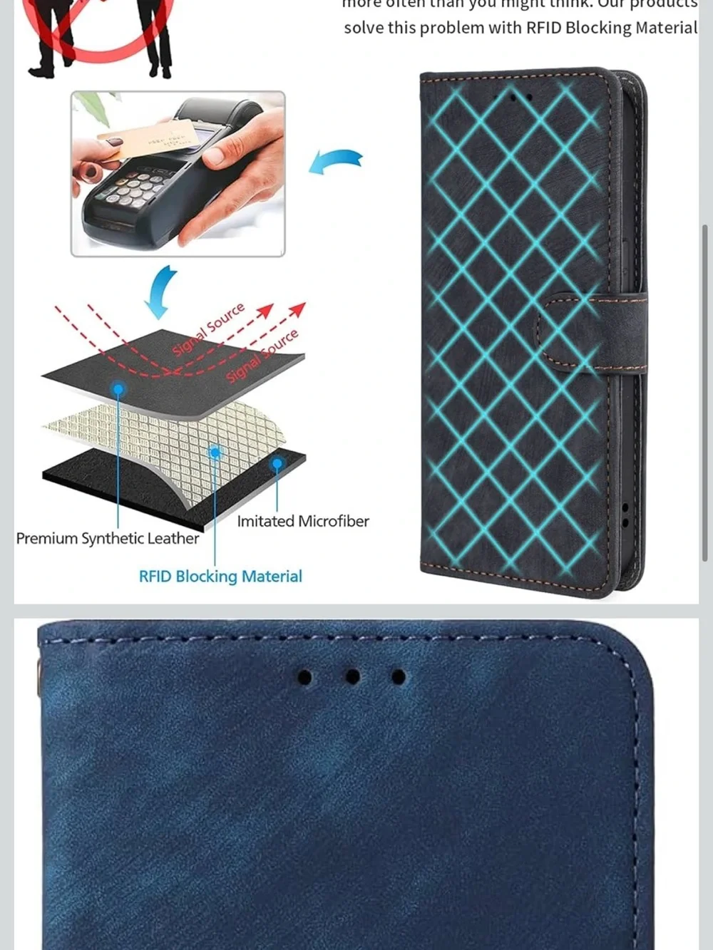 case sleek blue